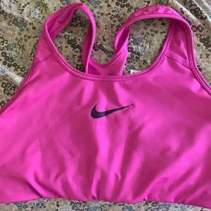 Nike Dri-fit nonpadded Pink sports bra